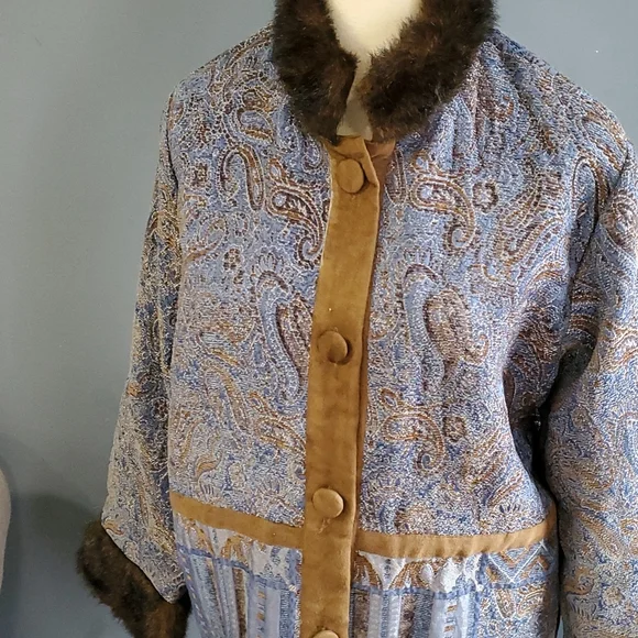 Isabella's Journey signature collection women' blue button down jacket s… - Picture 3 of 17